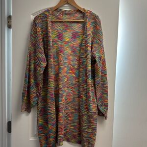 SHEIN Multicolor Cardigan, Size M